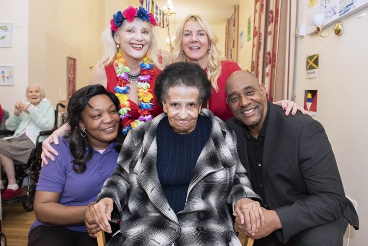 Enfield residents find their place in the sun at care home’s Caribbean party